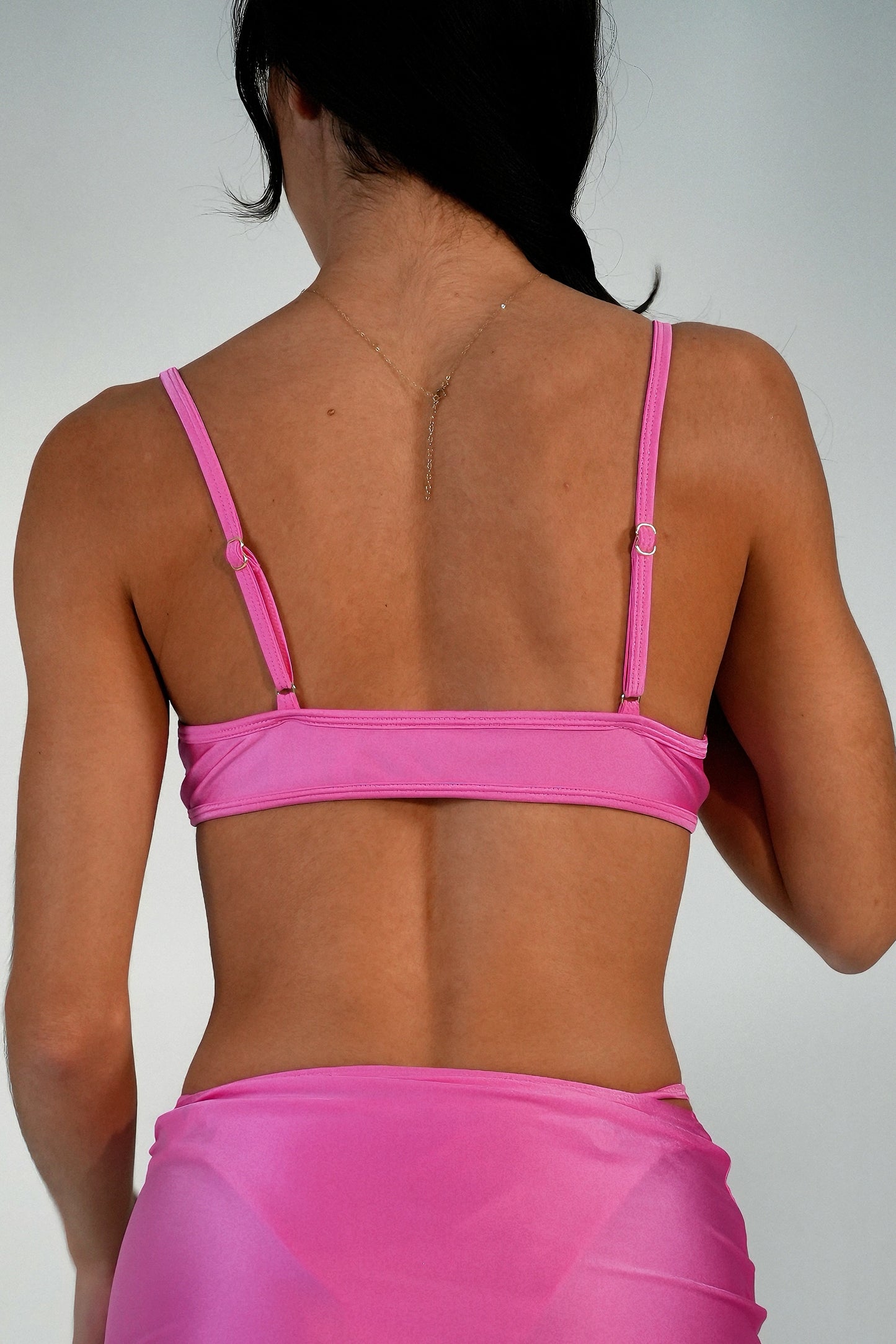 Lemon Drop Bikini Top - Pink