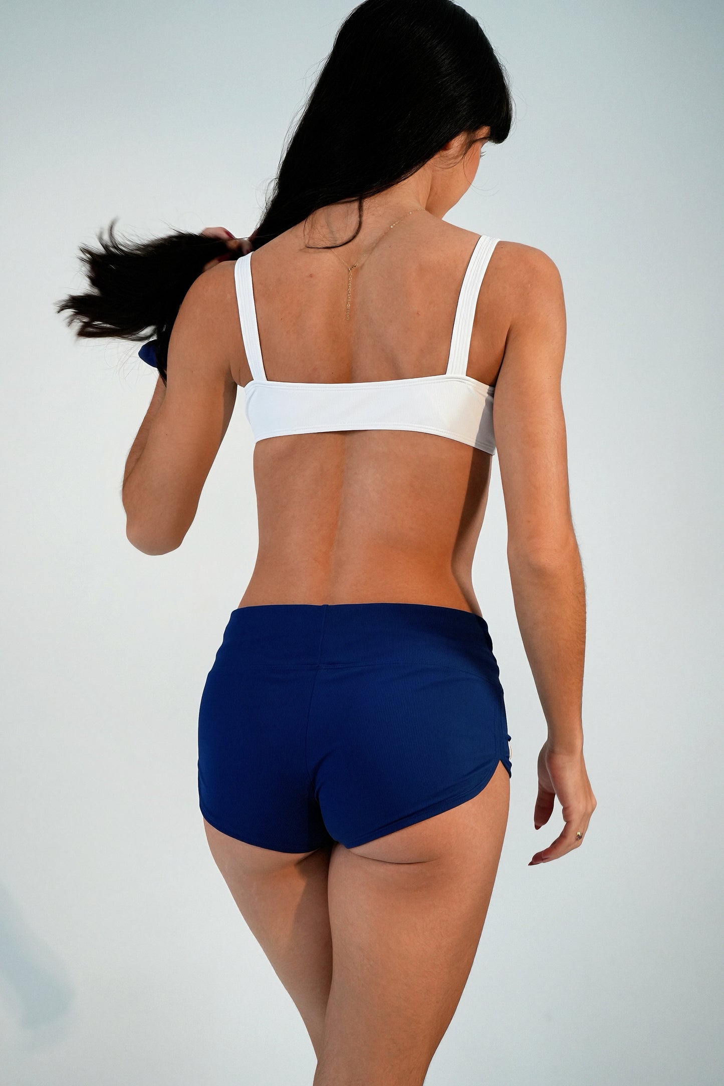 Tangerine Tease Swim Shorts - Navy