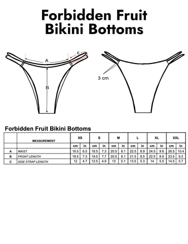 Forbidden Fruit Bikini Bottom - Pink