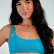 Clementine Cutie Scoop Top - Turquoise