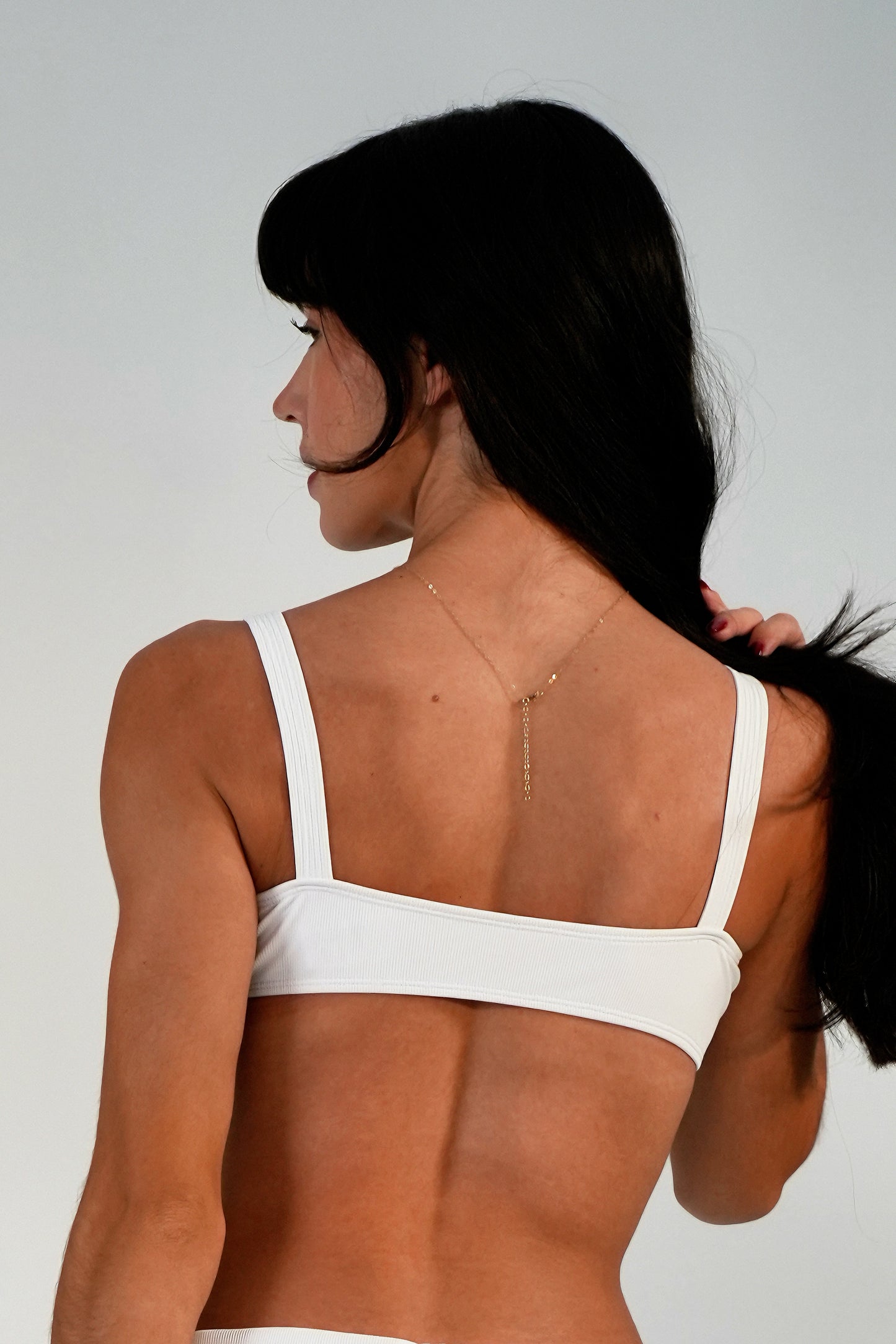 Clementine Cutie Scoop Top - White