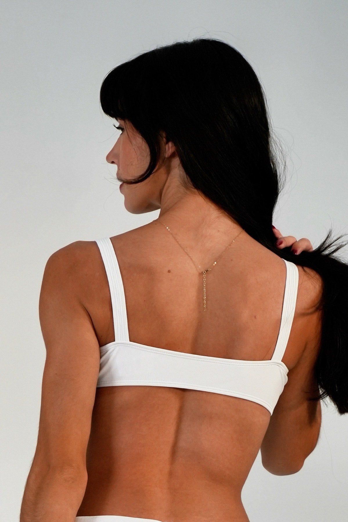 Clementine Cutie Scoop Top - White