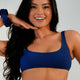 Clementine Cutie Scoop Top - Blue