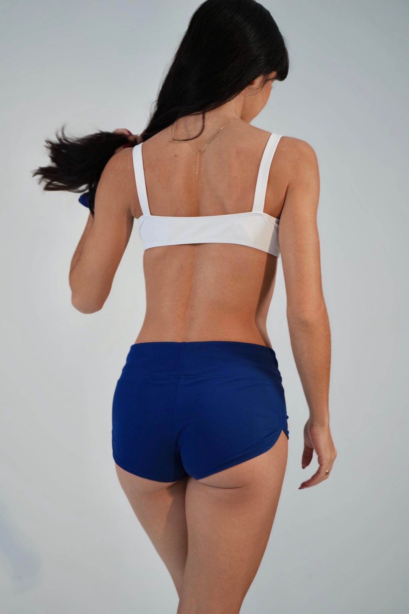 Tangerine Tease Swim Shorts - Blue